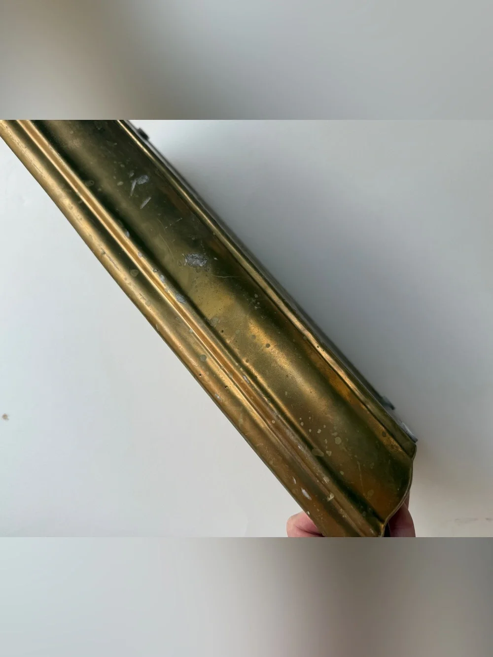 Gold Rectangular Ceramic Planter Tray - Decorative Home Bath Accent